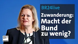 BR24live: Flüchtlingsgipfel in Berlin - macht der Bund zu wenig?