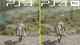 Elden Ring PS4 vs PS4 Pro Framerate Test
