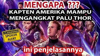 Avengers End Game Penjelasan Mengapa Kapten Amerika Mampu Mengangkat Palu Thor