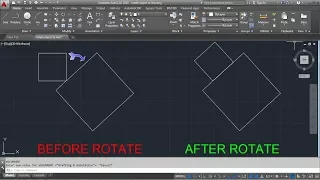 AutoCAD Rotate Object to Match Line | AutoCAD Rotate Object to Align