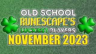 Old School RuneScape's LUCKIEST Players