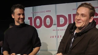 100 DINGE Pressekonferenz mit Florian David Fitz und Matthias Schweighöfer