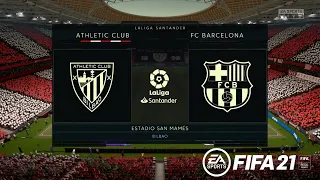 Athletic Bilbao vs FC Barcelona - FIFA 21 (La Liga)