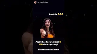 Nora Gateau Marzi Aaj Ganji Pehan k aaya 😂#shorts #norafatehi #dancedeewanejuniors