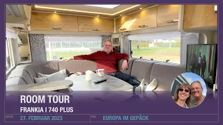 Room Tour mit Hecksitz-Gruppe - Frankia I 740 plus