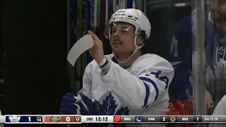 Auston Matthews 10th of the Season vs Anaheim Ducks w/Joe Bowen Commentary (28/11/2021)