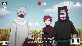 Naruto Shippuden - Gaara's video message
