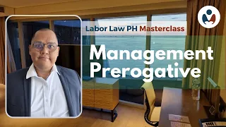 Management Prerogative 1 - Masterclass 2024