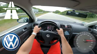 Volkswagen Jetta 2008 1.9TDI 200hp🔥 TOP SPEED DRIVE GERMAN DEUTSCHE AUTOBAHN ТЕСТ ДРАЙВ acceleration