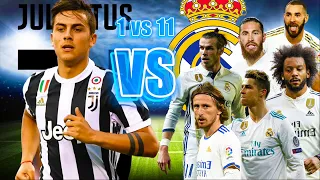 Dybala Juventus vs Real 2017 Ronaldo, Bale, Modrich, Benzema
