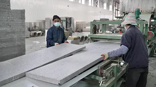 The production process of building material purification boards and resin tiles