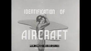 WWII IDENTIFICATION OF ENEMY AIRCRAFT FILM GERMAN LUFTWAFFE  JUNKERS JU-52 TRANSPORT 24622