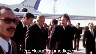 الرئيس بومدين يستقبل الوزير الأول السوفييتي كوسيجين 1971 Boumediene accueille Alexei Kosygin 1971