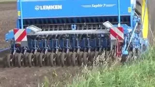 Raps Sähen/John Deere 6150R + Lemken Saphir 7