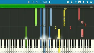 Dorian - Tormenta de arena (Tempo 128, Tono F#m) Versión Corta - PIANO TUTORIAL