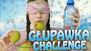 JABŁKA I WODA NA ŚLEPO I GŁUPAWKA CHALLENGE :)