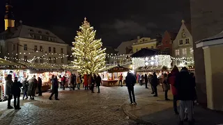 Рождественский рынок в Таллинне 2022 #ёлка #ратушнаяплощадь #рождественскийрынок