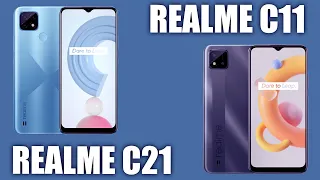 Realme C21 vs Realme C11 (2021). Битва ультрабюджетных телефонов. Обзор и сравнение параметров.