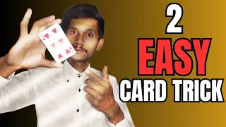 Amazing 2 Easy Card Magic Trick | Revealed