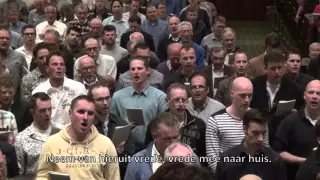 Ga nu heen in vrede | Mannenzang Katwijk - 1600 mannen zingen