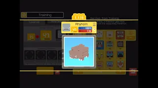 Evolving My Shiny Rhyhorn! (Pokemon Quest)