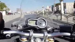 Triumph Tiger  Enduro 800 cc 95 HP   Acceleration  and Break Test / 156 KM İN THE STREET !!  :) 4K