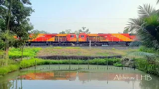 GENERAL ELECTRIC (GE) Locos - Chugging Roza WDG4G rescues Gandhidham WDG4G | ES43ACmi | Abhinav LHB