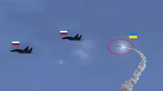 Surprising! Two Russian MiG-29s were shot down by Ukrainian military tracked missiles | ARMA