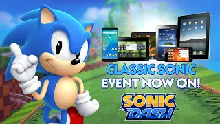 Sonic Dash: Classic Sonic Gameplay  ON ALL DEVICES (Android, IOS, Tablet, PC)