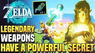 Legendary Weapons Have Amazing Hidden Potential in Zelda Tears of the Kingdom (Zelda TOTK Tips)