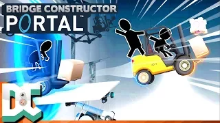 Bridge Constructor Portal | IT'S THE NEW PORTAL GAME | Part 1