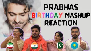 PRABHAS Reaction | Prabhas Reaction by Foreigners | Birthday Mashup
