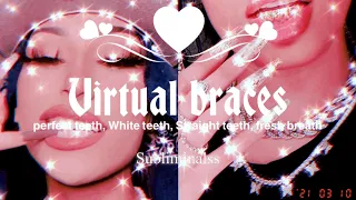 Perfect straight teeth, white teeth subliminal ~ Music version 🎶