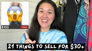 What I Sold for $30 - $100 on eBay, Poshmark & Mercari