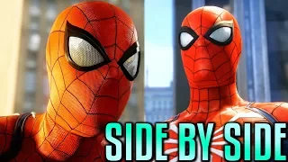 Side x Side Comparison Of Trailer VS Gameplay Of Spider-Man PS4 | E3 2016 & 2017