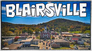 Blairsville GA 4K /Downtown & Countryside /Fall Flight (DJI Mavic Air 2 Drone Footage) Hidden Gem!!