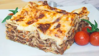 Лазанья с соусом Бешамель и Болоньезе! Рецепт очень вкусной лазаньи в домашних условиях!