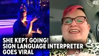 Sign language interpreter goes viral over rap concert