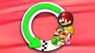 This Mario Kart track is a CIRCLE...