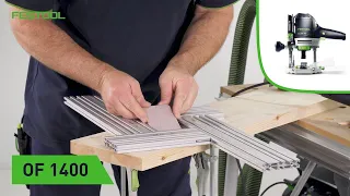 Template milling with the OF 1400 (Festool TV)