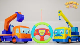 🚚 Baby Trucks  🚛 | Trucks Family Song | Nursery Rhymes For Kids | Happy Tots