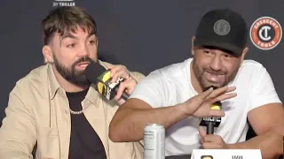 BKFC 56 Mike Perry vs Eddie Alvarez • Full HEATED Press Conference and Face offs