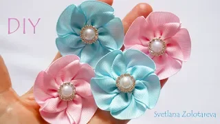 Simple Cute flower ribbon Crafts DIY