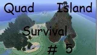 Minecraft Quad Island Survival Ep5 Enderman Roommate