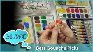 Gouache Review – My Top 7 Artist Grade Picks. Opaque Watercolor.