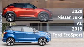 2020 Nissan Juke vs 2019 Ford EcoSport (technical comparison)