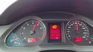 Audi A6 C6 3.0 bbj Разгон 0-100 на газу (метан) и бензине