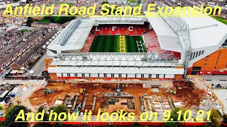 Anfield Road Stand Expansion Update Episode 5 (9.10.21)