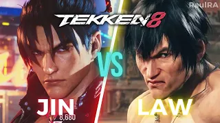 TEKKEN 8 | S+ Aggressive Jin VS. Law!