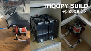 Troopy Build Episode 05 | Electrical System & Plumbing